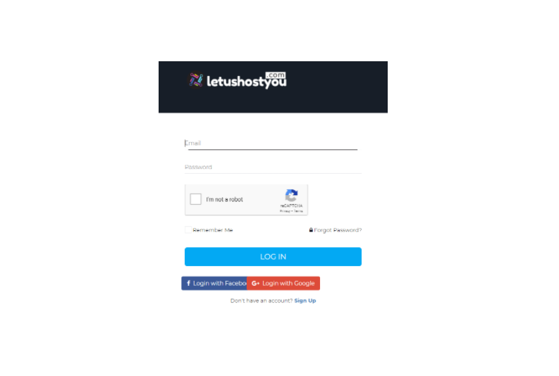 Step by step LUHY log in